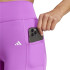 Malhas Fitness adidas Mulher da Optime 7Inch Purple