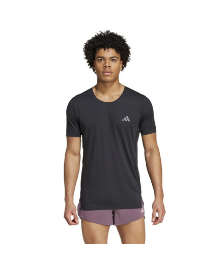 T-shirt Running adidas Running Homme de Adizero Black 2