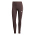 Mallas adidas Essentials 3 Bandas High Waisted Single Mujer Marrón