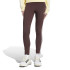 Mallas adidas Essentials 3 Bandas High Waisted Single Mujer Marrón