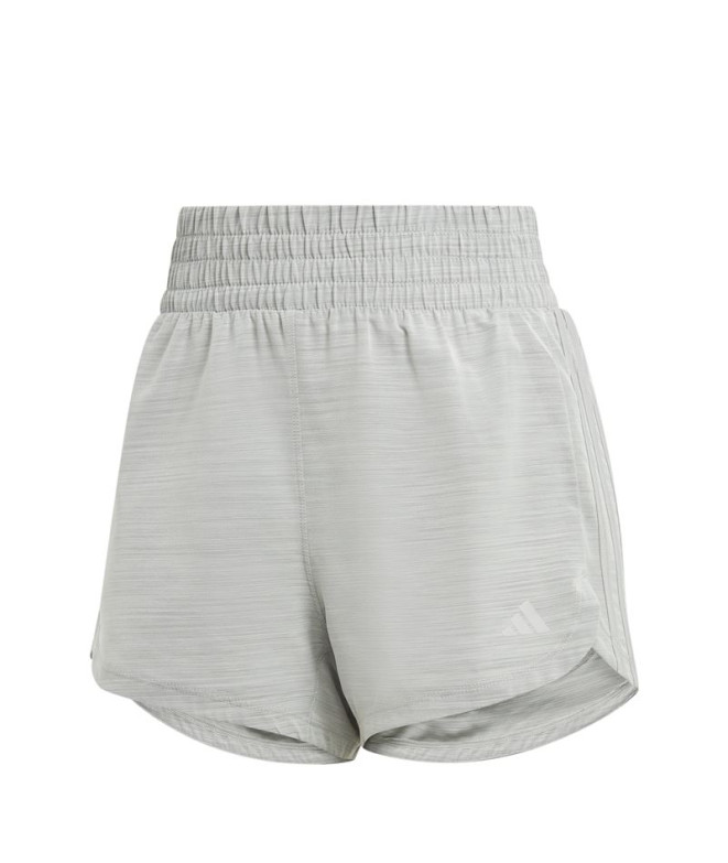 Pantalones adidas Pacer Training 3 Bandas Woven High Rise Mujer Gris