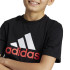 Camiseta adidas Infantil Essentials 2 Coloured Big Logo Cotton Preto