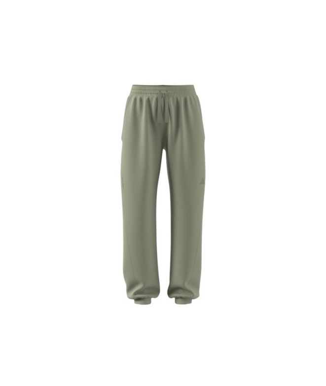Pantalons adidas Femme All Szn Fleece Loose Green