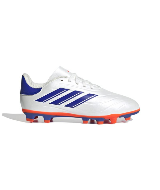 Botas de Fútbol adidas Copa Pure II Club Flexible Ground Infantil Blanco