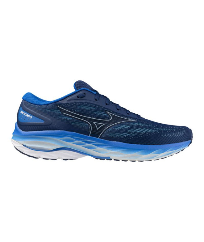 Chaussures Running Mizuno Homme de Wave Ultima 15 Bleu foncé