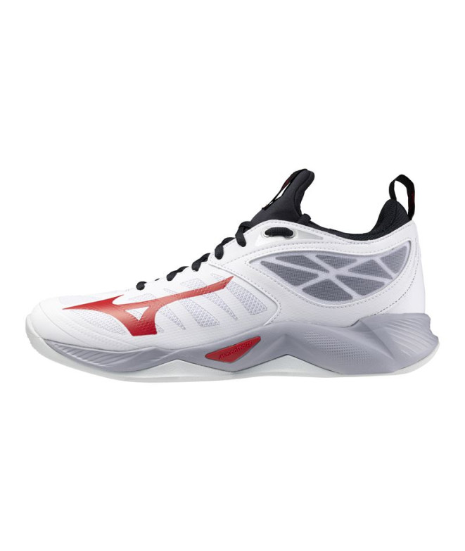 Chaussures Volley-ball Mizuno de Wave Dimension White