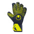 Luvas de portero Uhlsport Predictionupersoft azul-marinho/branco/amarelo