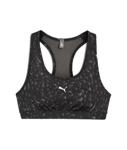 Sujetador Deportivo de Fitness Puma 4Keeps Mujer Negro