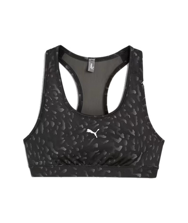 Sujetador Deportivo de Fitness Puma 4Keeps Mujer Negro