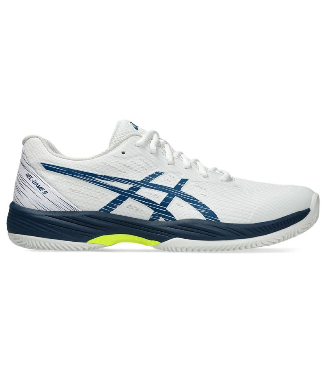 Zapatillas de Tenis ASICS Gel-Game 9 Clay/Oc Hombre Blanco