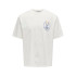 Camiseta Only & Sons Onslooney Rlx Cloud Dancer Homem