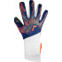 Luvas de goleiro de Futebol Reush Pure Contact Prata Azul-Laranja-Negro