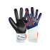 Luvas de goleiro de Futebol Reush Pure Contact Prata Azul-Laranja-Negro