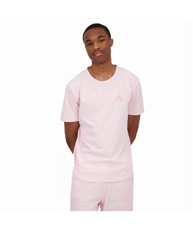 Camiseta Le Coq Sportif Homem Monocromático N°3 Rosa