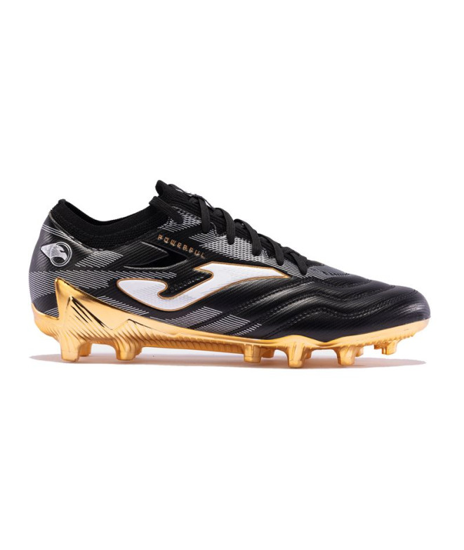 football Joma Powerful Cup 2401 Black Gold Firm Ground boots