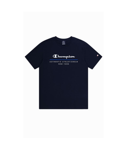 T-shirt Champion Homme Col ras du cou Noir