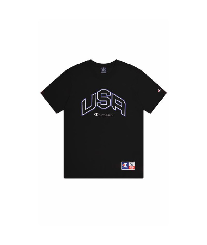 Camiseta Champion Crewneck Hombre Negro