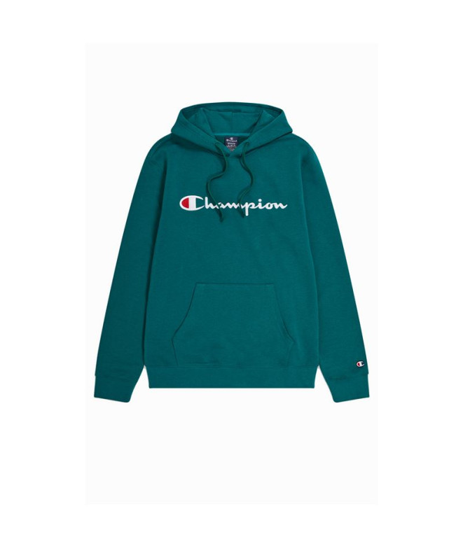 Sweat Champion Homme Sweat à capuche vert