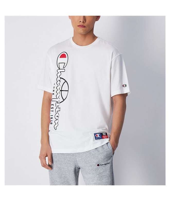 Camiseta Champion Crewneck Hombre Blanco