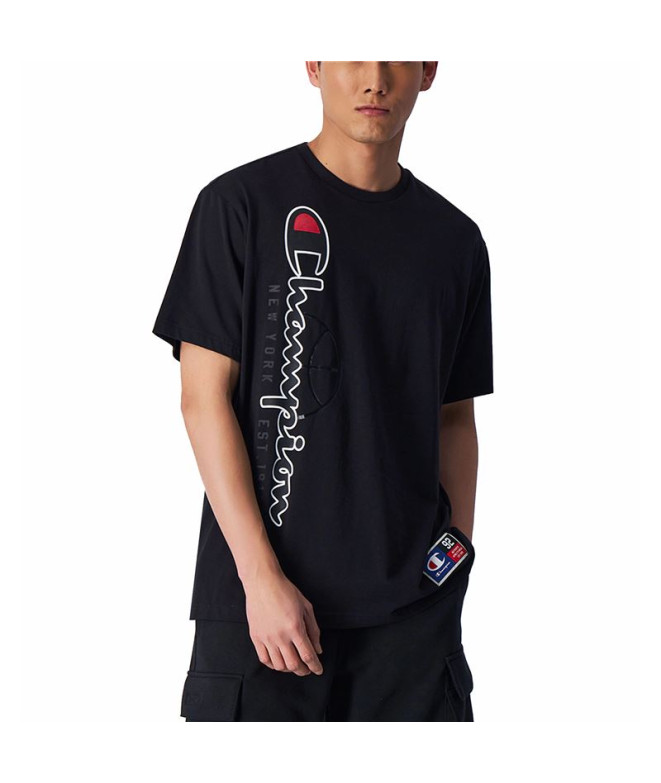 Camiseta Champion Crewneck Hombre Negro