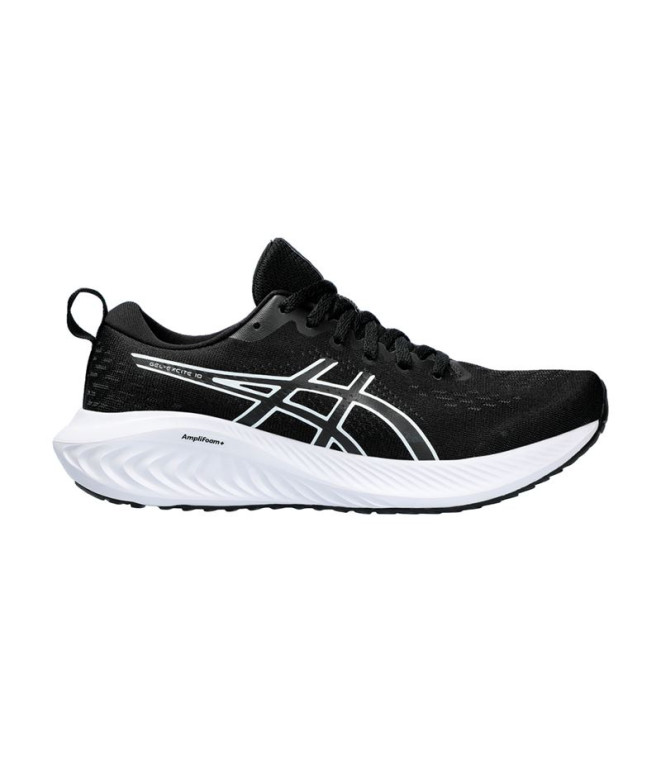 Chaussures Running Gel Femme de ASICS -Excite 10 Noir/Blanc