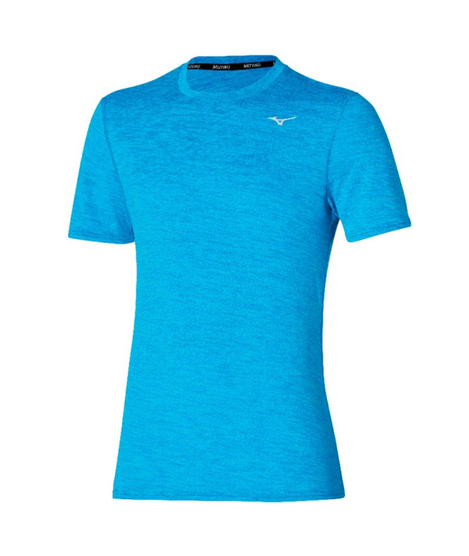 T-shirt Fitness Mizuno par Impulse Core Blue Homme