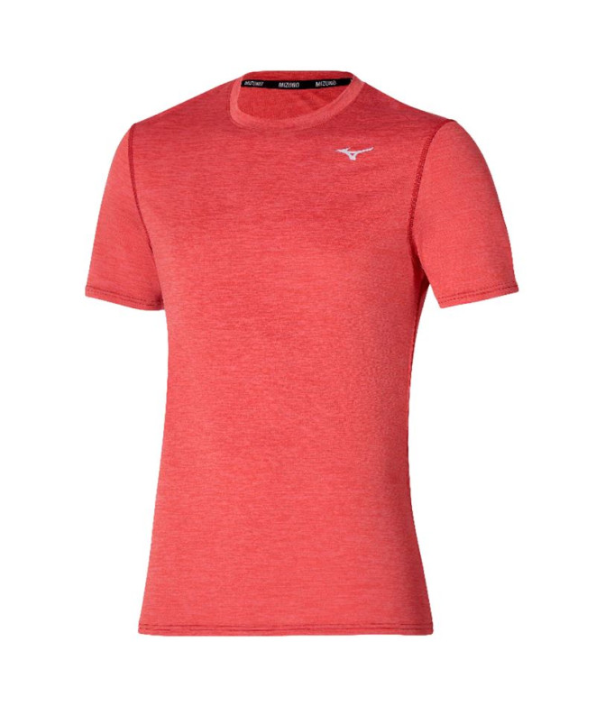 Camiseta Fitness Mizuno de Impulse Core Tile Red Homem