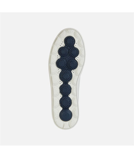 Chaussures Homme Geox Spherica Ecub-1 Blanc/Bleu marine 2
