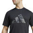 Camiseta de Fitness adidas Train Essentials Camo Graphic Logo Hombre Negro
