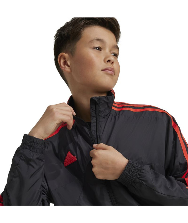 Sweat adidas Enfant Tiro Woven Tracktop Noir