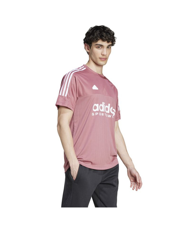 Camiseta adidas Homem Rosa choque