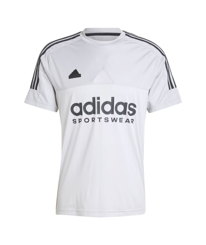 Camiseta adidas Homem Tiro Cinzento