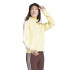 Moletom adidas French Terry Mulher Essentials 3 Band Quarter Zip Amarelo