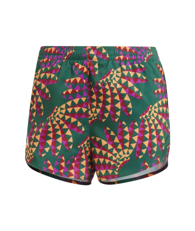 Pantalones de Running adidas Adizero X Farm Mujer Verde Oscuro