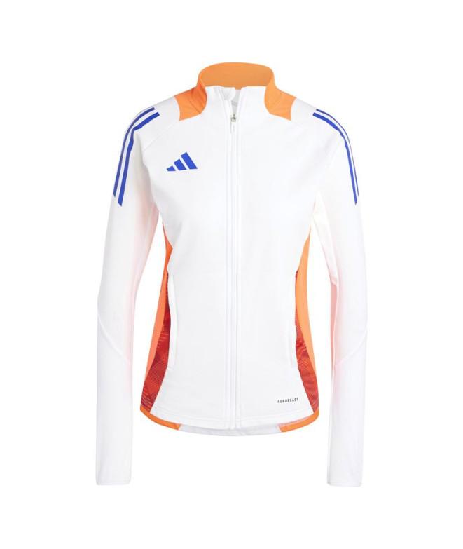 Chaqueta de Fútbol adidas Tiro24 Competition Training Mujer Blanco