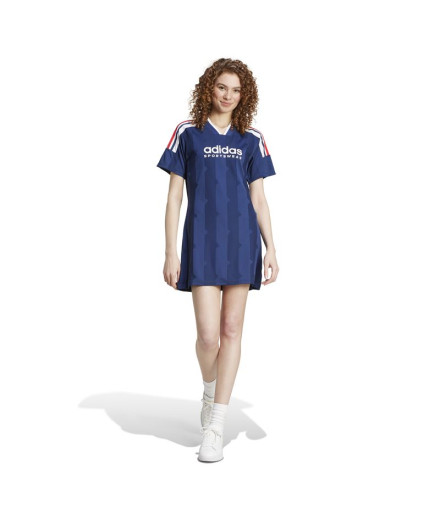 Robe adidas Femme Tiro Cut 3 Band Jacquard Blue 2