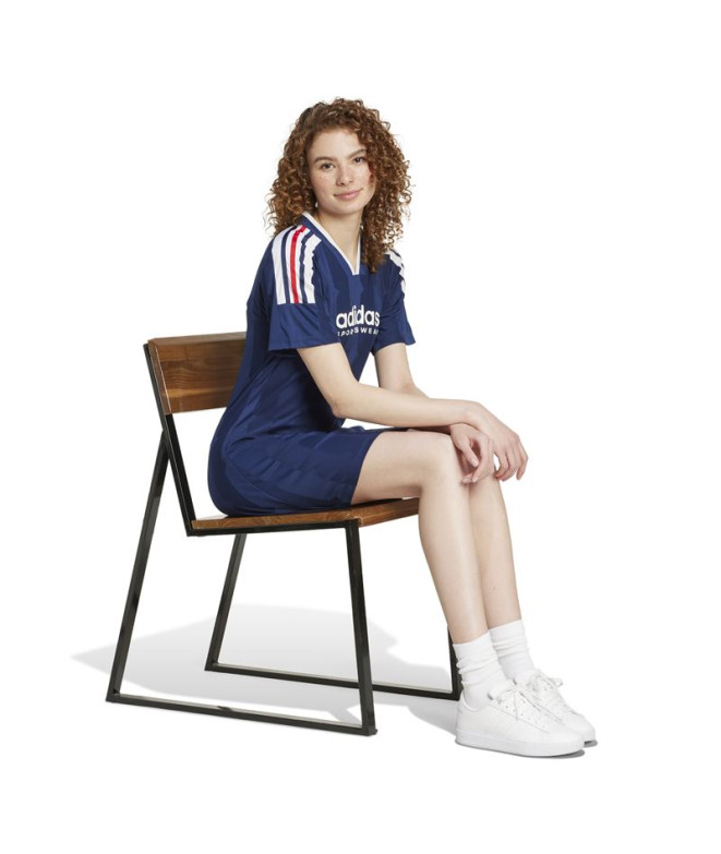 Robe adidas Femme Tiro Cut 3 Band Jacquard Blue