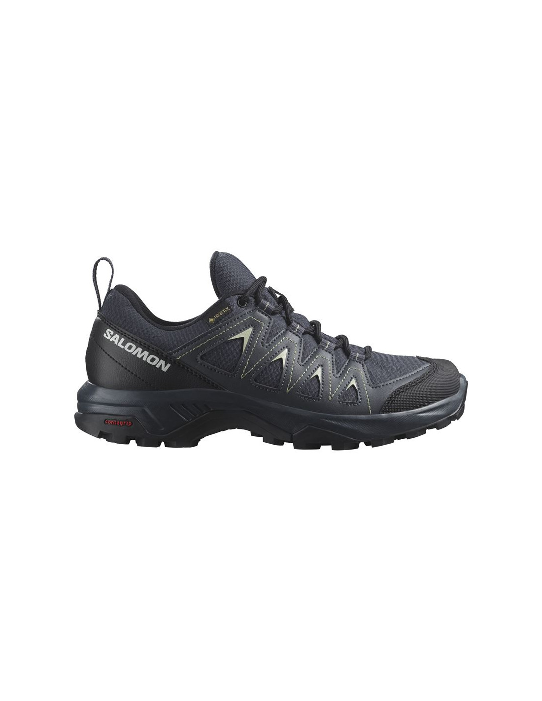 Chaussures Montagne Salomon de X Braze Gore Tex Bleu Noir Femme