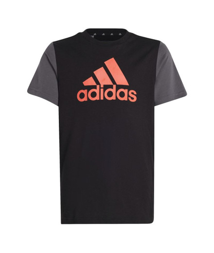 Camiseta adidas Essentials Big Logo Colorblock Cotton...