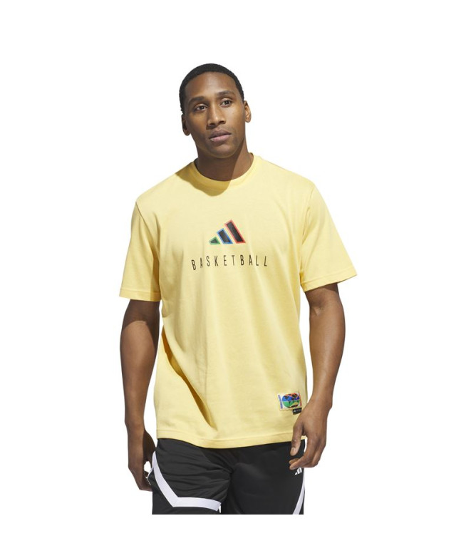 T shirt Basket ball adidas Homme by Worldwide Hoops Logo Performanc