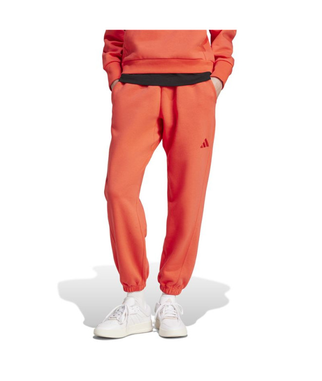 Pantalons adidas Femme All Szn Fleece Loose Red