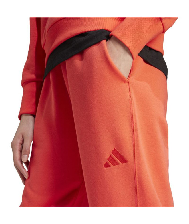 Pantalons adidas Femme All Szn Fleece Loose Red