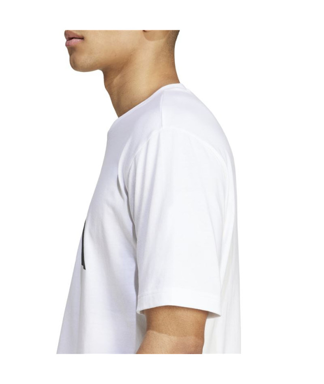 Camiseta adidas Homem Power 3 Graphic Branco