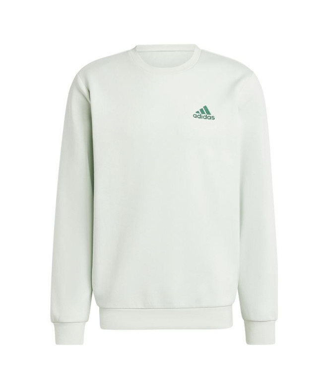 Moletom adidas Homem Essentials Fleece Verde