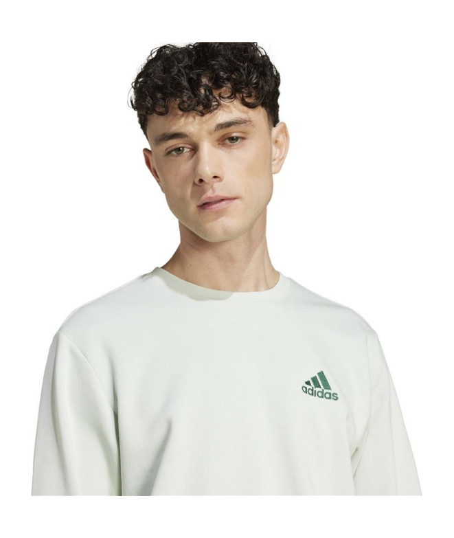 Moletom adidas Homem Essentials Fleece Verde