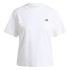 Camiseta adidas Mulher Essentials Small Logo Branco