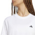 Camiseta adidas Mulher Essentials Small Logo Branco