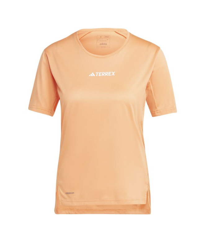 Camiseta de Senderismo adidas Mt Mujer Blanco