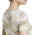 Camiseta adidas Essentials 3 Bandas Camo Print Baby Mujer Beige