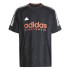 Camiseta adidas Homem Camisola Jacquard House Of Tiro Preto